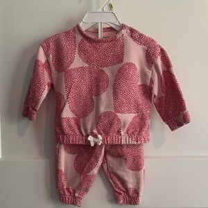 Charming Pink Polka Dot Kids Set